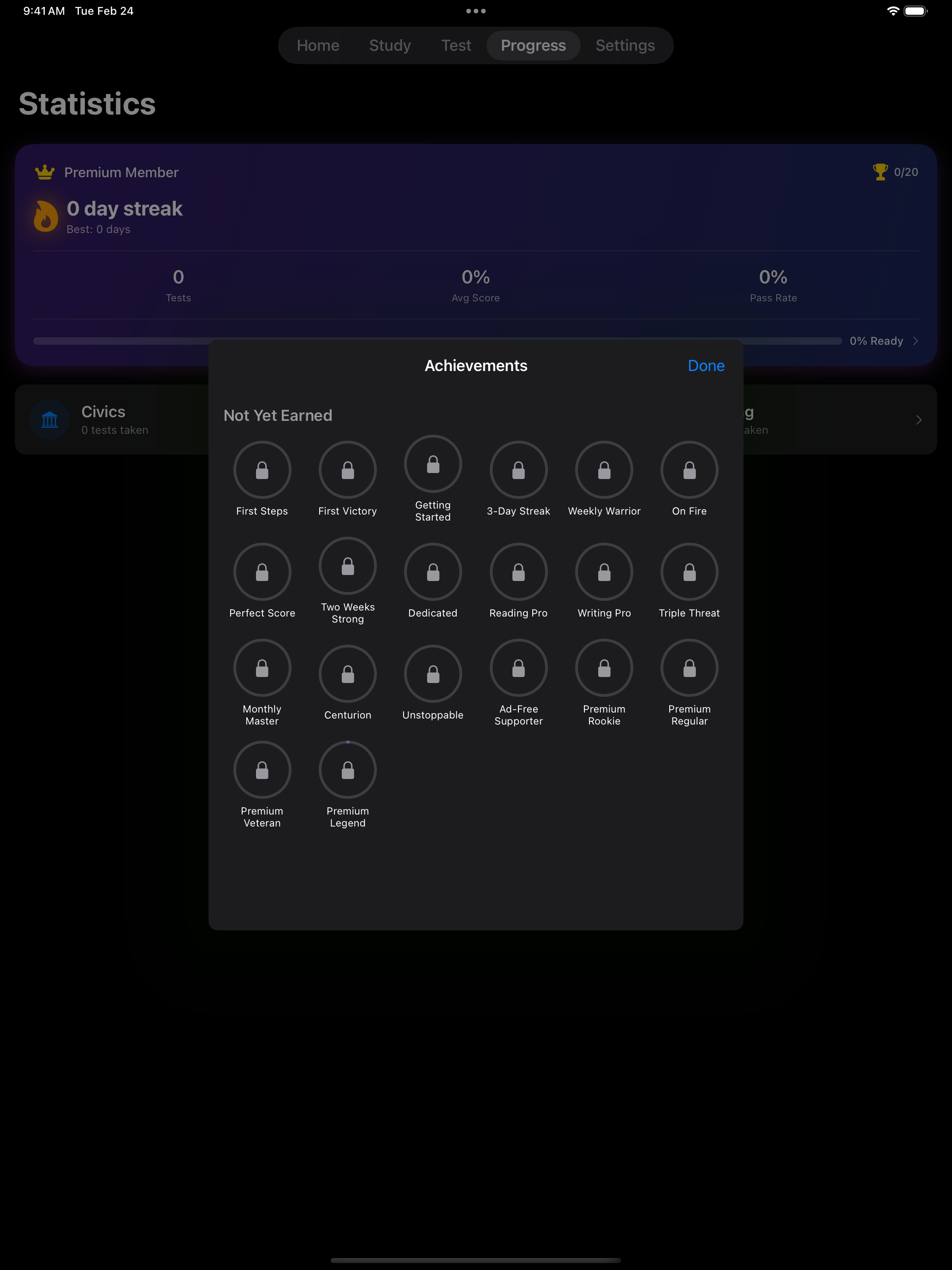 Achievements on iPad