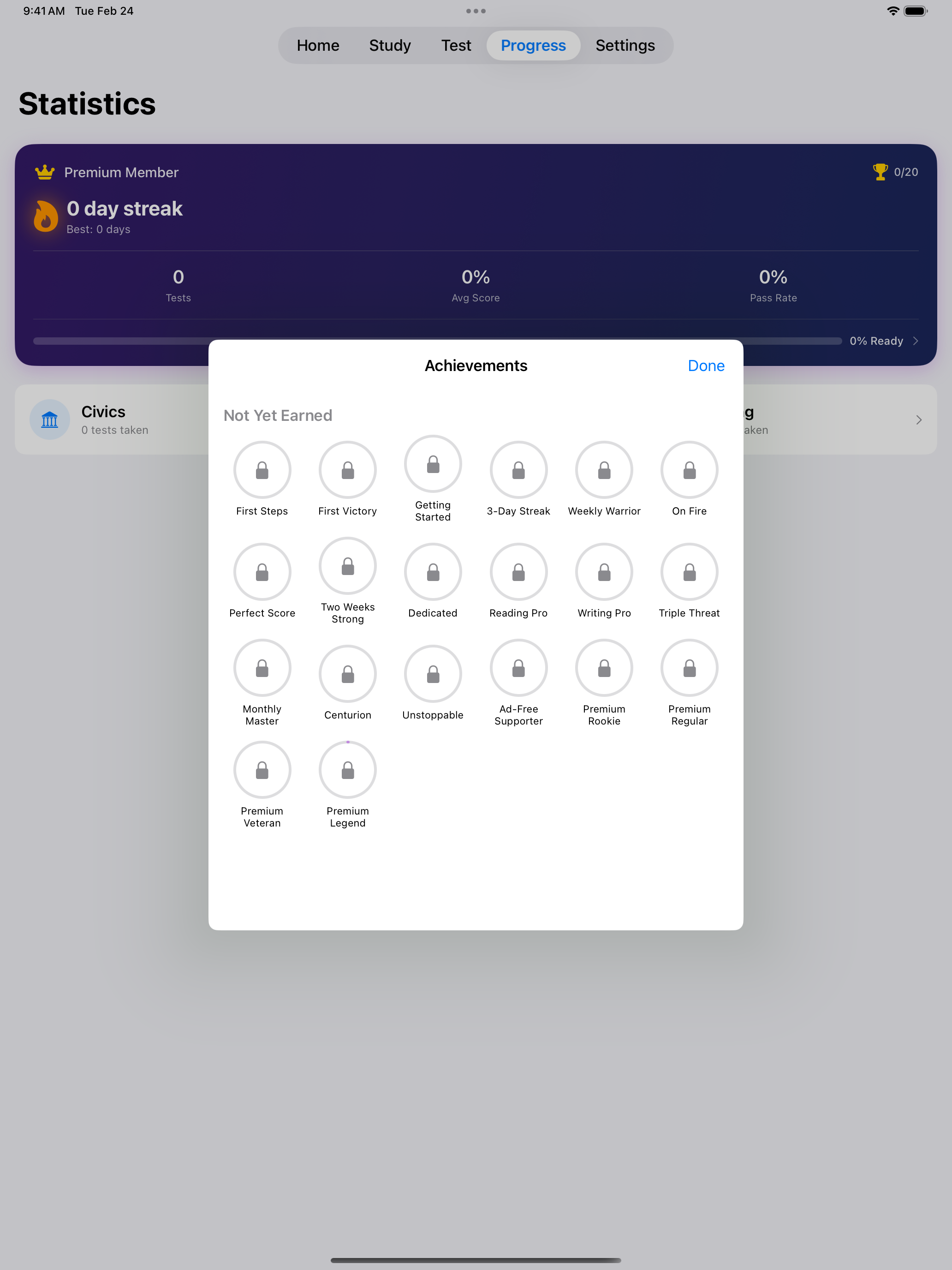 Achievements on iPad